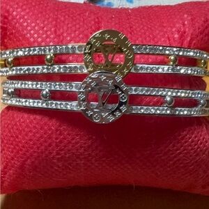 1x Elegant Silver and Gold Bracelet 18k gold plated stainless steel pick ur colr